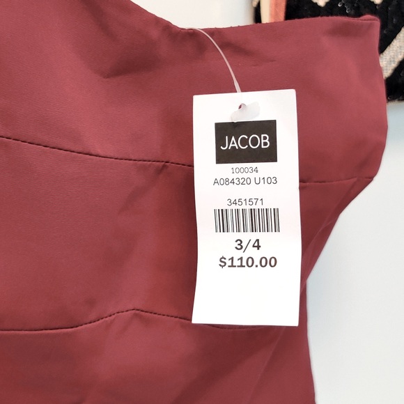 Vintage Jacob strapless cocktail gown, NWT - Picture 2 of 3